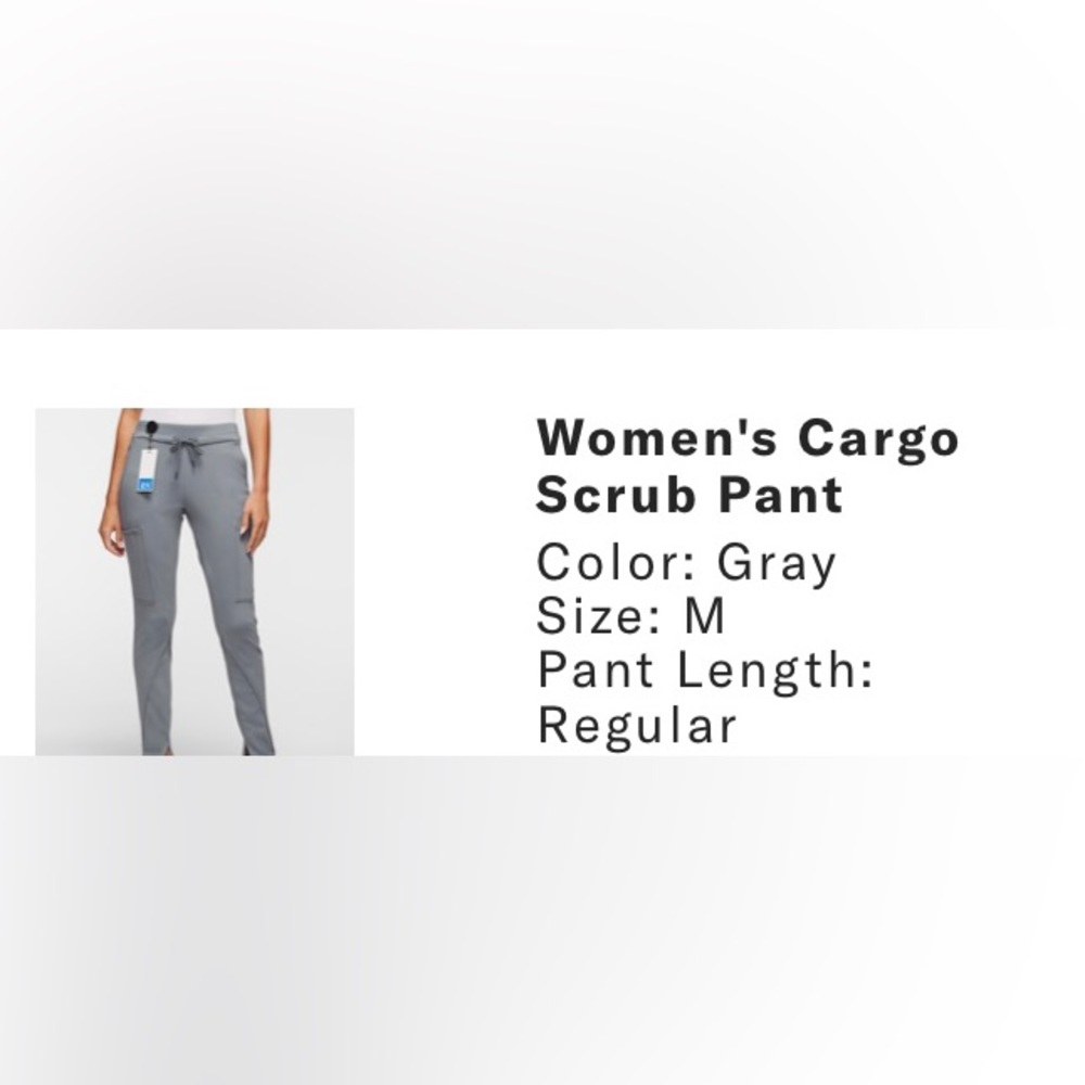 BrandNew Jaanuu Scrub Set in Size M Color Gray